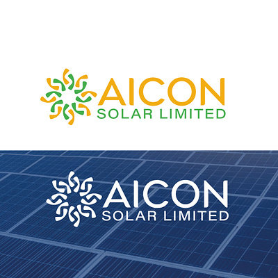 SOLAR PANEL LOGO company logo energy project logo design solar logo