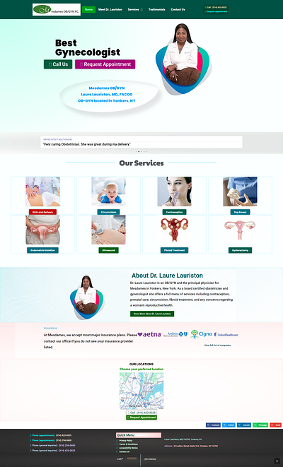 A Doctor Website doctor website elentor doctor website physician website web design wordpress doctor website