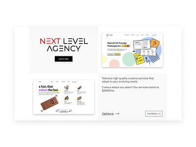 Next level - landing page agency dailyui design landing landing page ui ui design web design webdesign