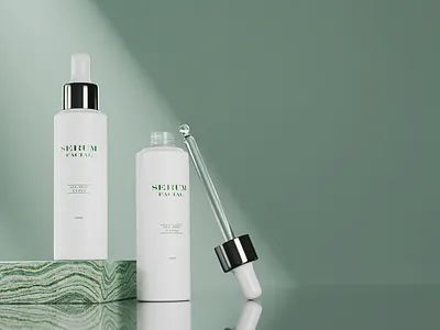 Serum Bottles Visualization 3d design 3d modeling 3d visualization blender design product design
