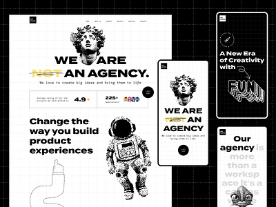 Zeb Studio - Design Agency agency creative dark dashboard design experience graphic minimal product studio ui