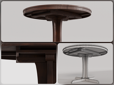 Day 09/30 - Table 3 30daychallenge 3d 3dmodeling 3drendering dailyrender design furniturerender productrender