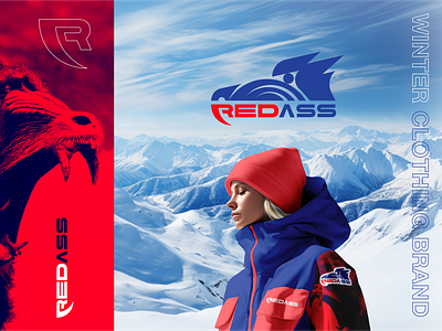 Reddas Winter Clothing Brand animal brand jacket logo mandrill roar sharp winter clothing