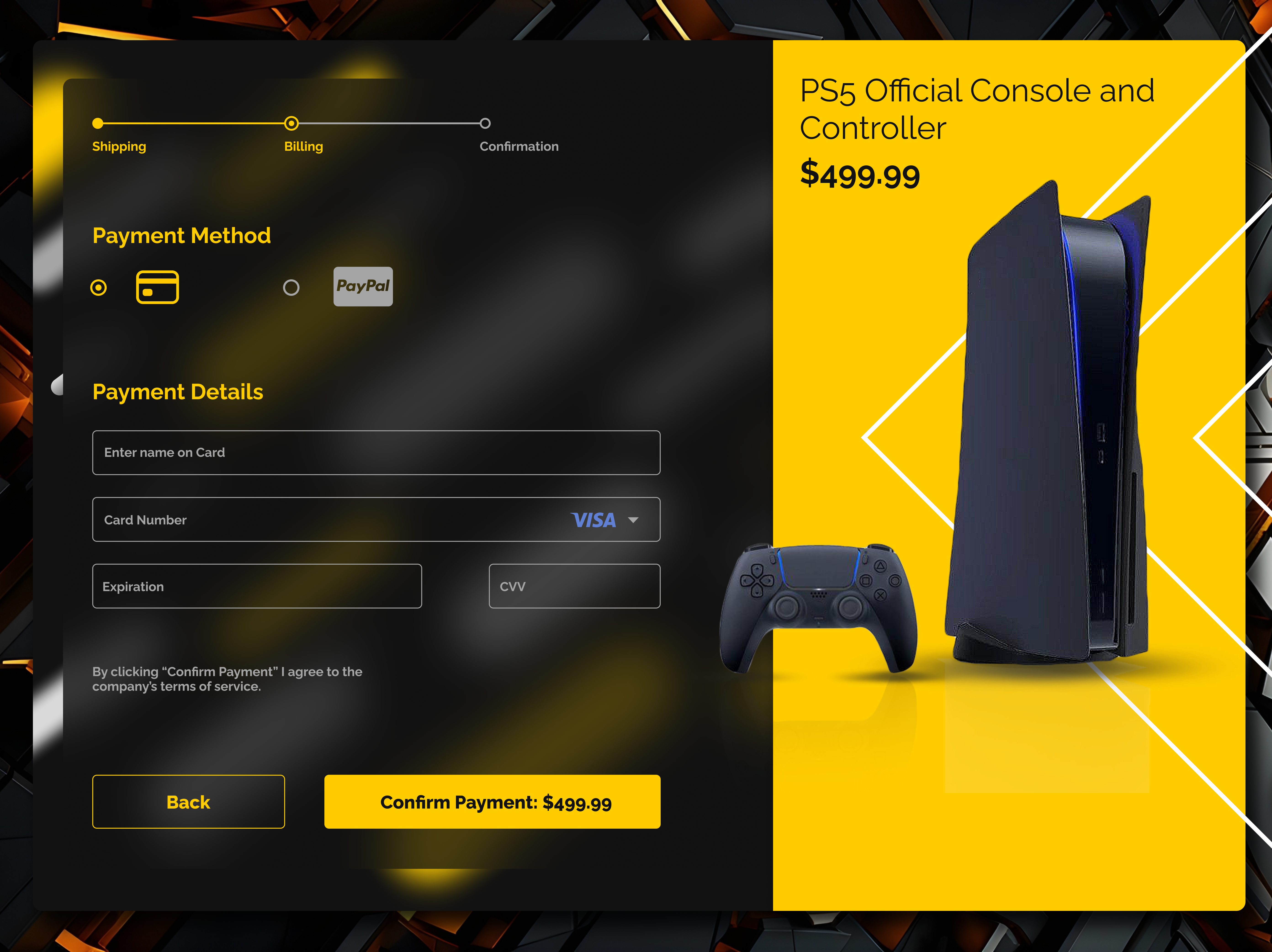 Daily UI Challenge 002 - Checkout page app app design branding daily ui challenge dailyui design figma illustration landing page ui uiux ux web website