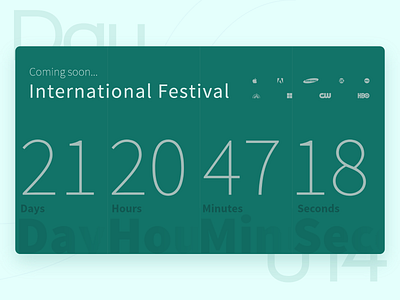 Day 014 - Countdown app branding design graphic design graphicdesign illustration logo ui ux vector