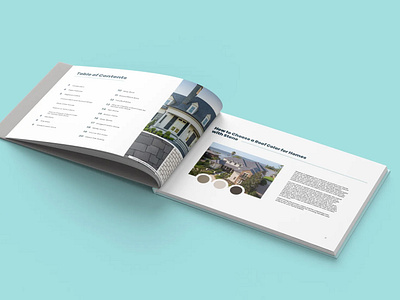 Booklet Design for Roofing Company booklet design brand identity branding creative design design graphic design marketing collateral print design