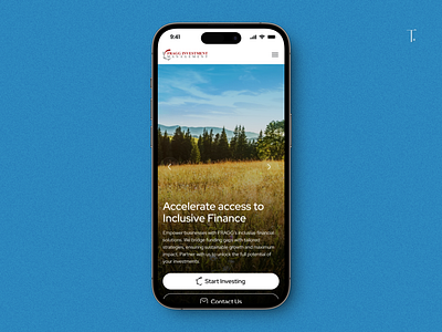 Fragg Invest mobile responsive home page blue branding clean design fintech home illustration imagery investment mobile noise presentation real estate saas shots ui ui design ux ux design web