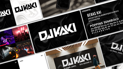 DJ Kaki Branding Guidelines branding graphic design logo