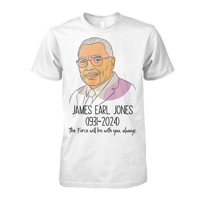 James Earl Jones Tribute Shirt design illustration