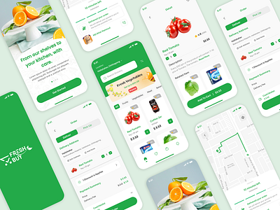 A Grocery Shop UI adobe xd branding design figma framer graphic design illustration logo miro product design ui ux