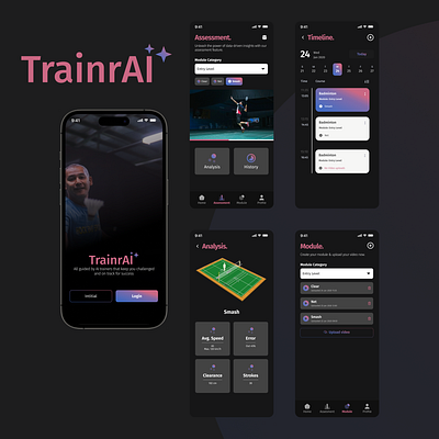 Trainer Apps with AI Technology ai android ios mobile apps trainer apps ui ux