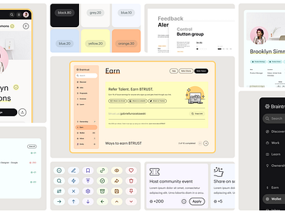 Braintrust platform redesign braintrust cryptocurrency hiring platform job site marketplace multi sided marketplace platform design product design redesign talent marketplace token ui ux web3