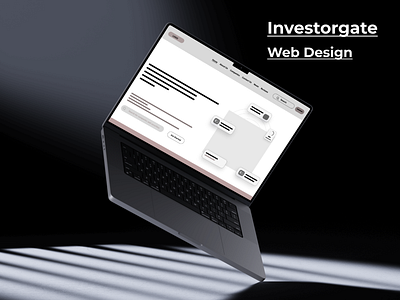 InvestorMindset: A Low-Fidelity Wireframe for Investorgate branding figma product design uiux uiux design user experience web design wireframes