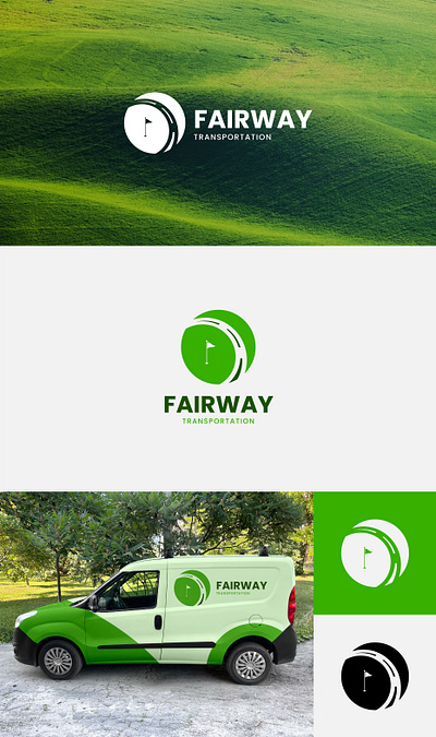 Fairway Transportation branding design graphic design logo logodesign minimal minimalist minimalist logo