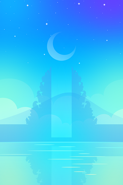 Piano Rhythm Tiles: Background - Bali background bali bali gate game game background gate of heaven indonesia landscape lempuyang temple magic tiles music music game music tiles piano piano game piano tiles sky