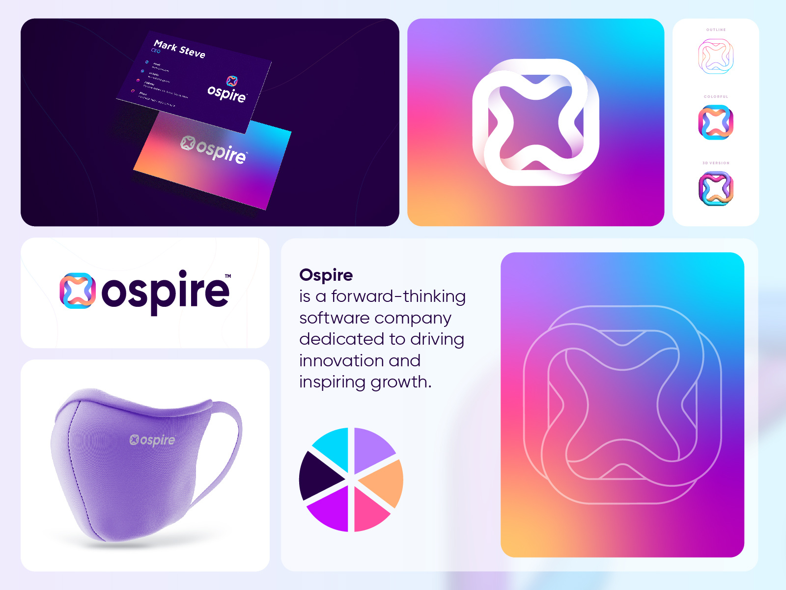 Example of Modern Minimalist Tech App Logo Design