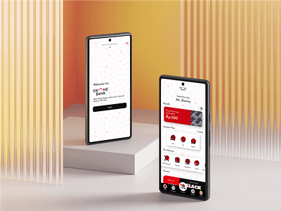 Okane Bank – Designed for Modern Banking app banking app clean clear design design thinking designer figma finance finance app friendly user good ux home page landing page mobile mobile app ui user experience user interface ux