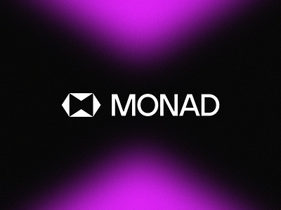 Monad — Unused Concept bitcoin blockchain blockchain brand brand identity branding crypto logo developer developer logo logo logo design mining logo