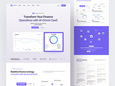 Lantern - Finance solution saas website design branding design finance saas finance website fintech saas graphic design saas saas landing page saas ui saas website saas website design ui ux web web design website website design