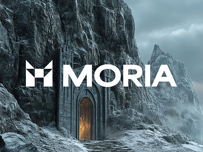 Moria — Unused Logo Concept bitcoin bitcoin logo brand brand identity branding crypto finance fintech logo logo design logo identity lord of the rings mining startup