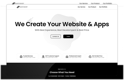 Landing Page - Website design ui ux