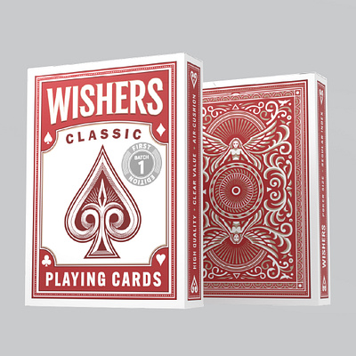 Wishers Classic Playing Cards - final logo / tuck box / back... cards etching origins playing cards sequel sequelcards