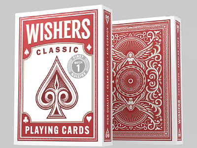 Wishers Classic Playing Cards - final logo / tuck box / back... cards etching origins playing cards sequel sequelcards