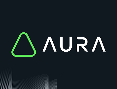 AURA branding graphic design logo