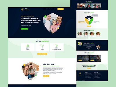 Ali Polly & Associaties Website design agency branding landing page logo ui ux website