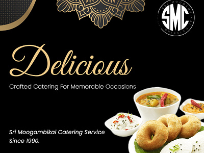 SMC - Sri Moogambikai Catering Service branding graphic design