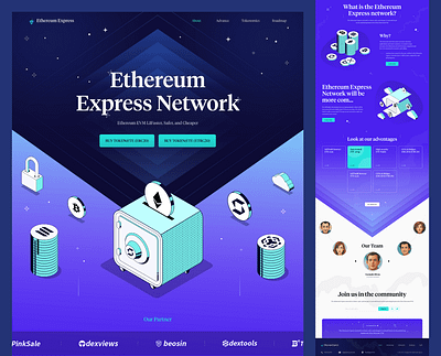 Crypto Landing Page crypto crypto design crypto website