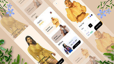 Fashion shop app Ui design design fashionshopapp fashionshopappdesign figma mobileapp ui uidesign