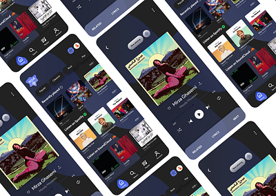 Music player dailyui dailyuichallenge design figma mobileapp musicplayer musicplayeruidesign ui uidesign