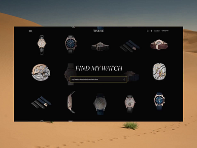 AI search feature for luxury watch brand website design 3d aiintegration aisearch animation branding designconcept elegantdesign intuitivedesign luxurywatches personalized smartsearch smartsolutions uiux uiuxdesign userexperience uxdesign webdesign webdesignconcept