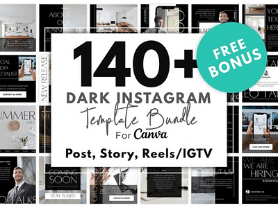 140 Dark Instagram Template KIT BUNDLE canva instagram canva instagram puzzle canva template instagram instagram canva instagram canva coach instagram carousel instagram coach instagram post instagram puzzle instagram stories instagram story instagram template instagram template blue instagram template food instagram template green instagram template pack instagram template pink instagram template post instagram template tosca