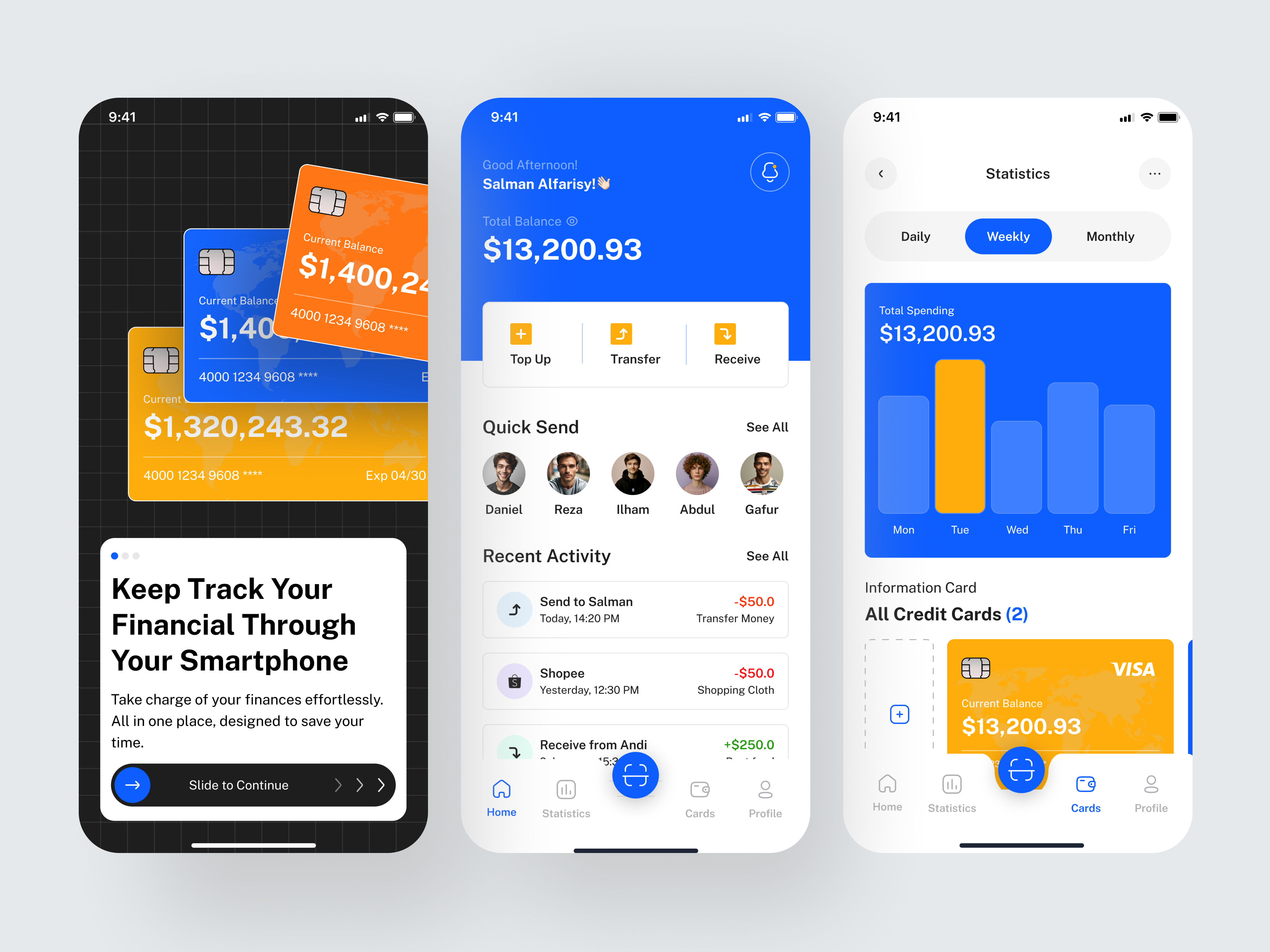 Financial Wallet Mobile Apps android apps bank card designapps financeapp financial investment ios mobileappdesign mobileapps moneyapps transaction transfer ui uitrends uiuxdesign userinterface ux