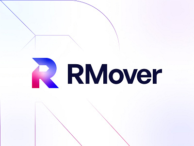 Logo Design for: RMover artwork brand branding creative design graphics illustration logo logodesign logodesigner logoinspiration logoinspirations marketing symbol typography ui ux