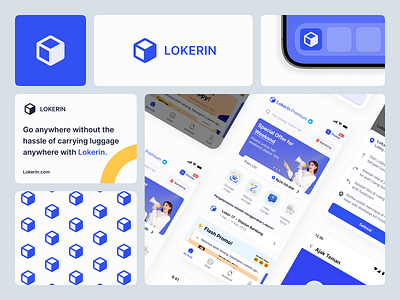 🔒 Lokerin: Locker Booking App 🔒 design locker booking mobile app lokerin ui uidesign uiux uiuxdesign ux uxdesign