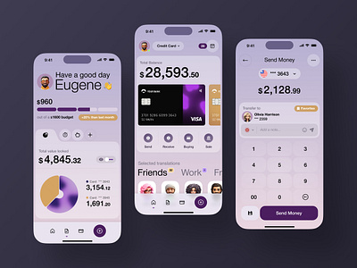 Web3 Crypto Wallet - Banking Dashboard bank app blockchain app crypto wallet finance app fintech product money app online banking app personal wallet wallet app web3