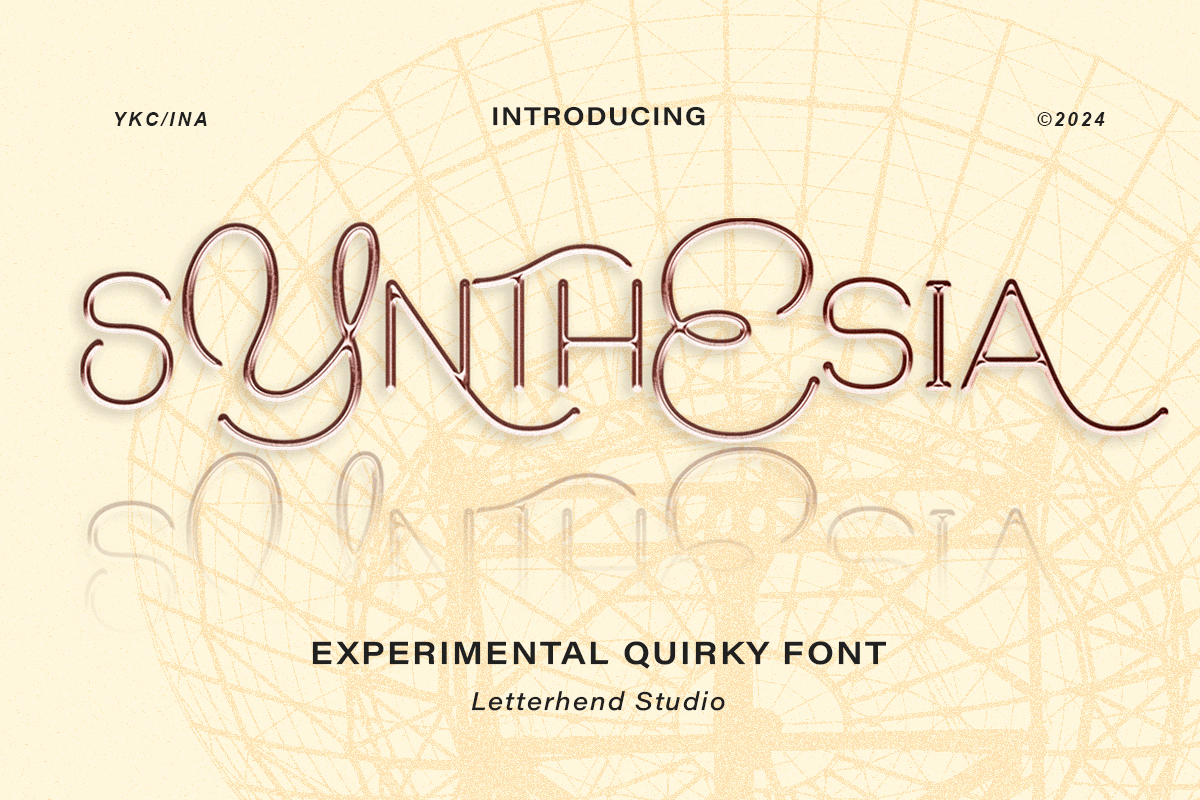 Synthesia Experimental Quirky Font elegant font freebies