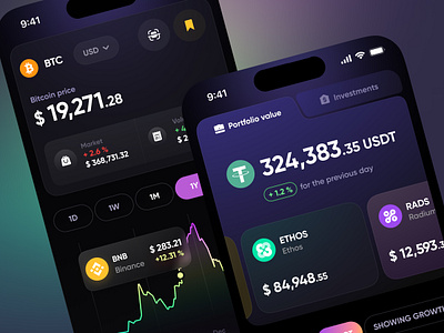 TMA Wallet Dashboard Web3 bank app exchange app exchange platform finance app fintech app money app online banking app telegram app telegram game tma ton app ton coin wallet app wallet dashboard ui web3 wallet