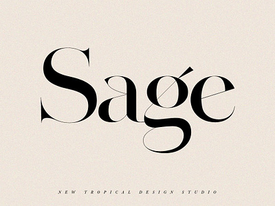 SAGE Serif Font caps font classic didot fashion font girlboss high contrast ladyboss logo magazine masthead modern modern font serif serif font vintage