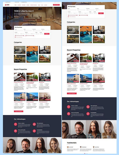 Rental and home booking website branding ecommerce website elementor website home booking house booking rental website wordpress website