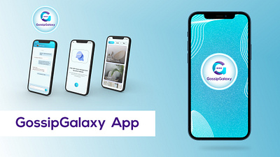 GossipGalaxy Mobile App adobe xd app creative design creative ui cretive designer design figma figma apps figma designing figma kit graphic design mobile apps mobile ui kit modern kit modern ui ui uiux mobile apps web app xd