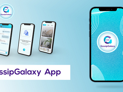 GossipGalaxy Mobile App adobe xd app creative design creative ui cretive designer design figma figma apps figma designing figma kit graphic design mobile apps mobile ui kit modern kit modern ui ui uiux mobile apps web app xd