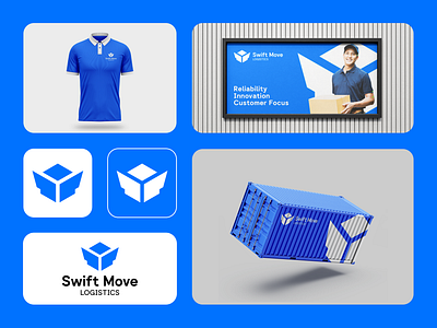 Swift Move Logo Design graphic design logo visual identity