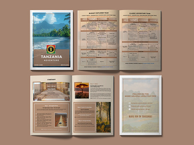 TRAVEL BROCHURE / COMPANY BROCHURE adobe indesign annual report brochure design catalogue design company profile design flyer graphic design illustration indesign logo magazine proposal travel brochure ui