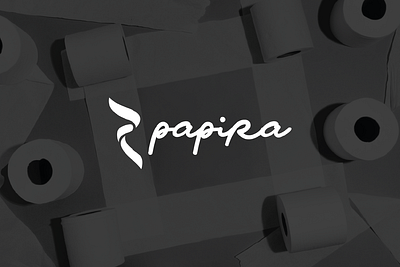 Papira – Softness and Strength in Every Roll branding branding design design graphic design logo logo design logotype