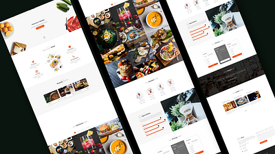 I will design single page grocery HTML template branding cv design html html template html template design logo portfolio template ui ux web webs website website design website development wordpress design wordpress theme development