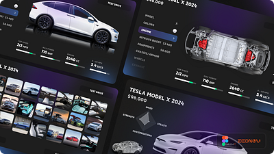 🚘 Car Builder WebApp by econev branding builder car design econev evgheniiconev figma graphic design illustration lizzardlab logo ui ux vector website